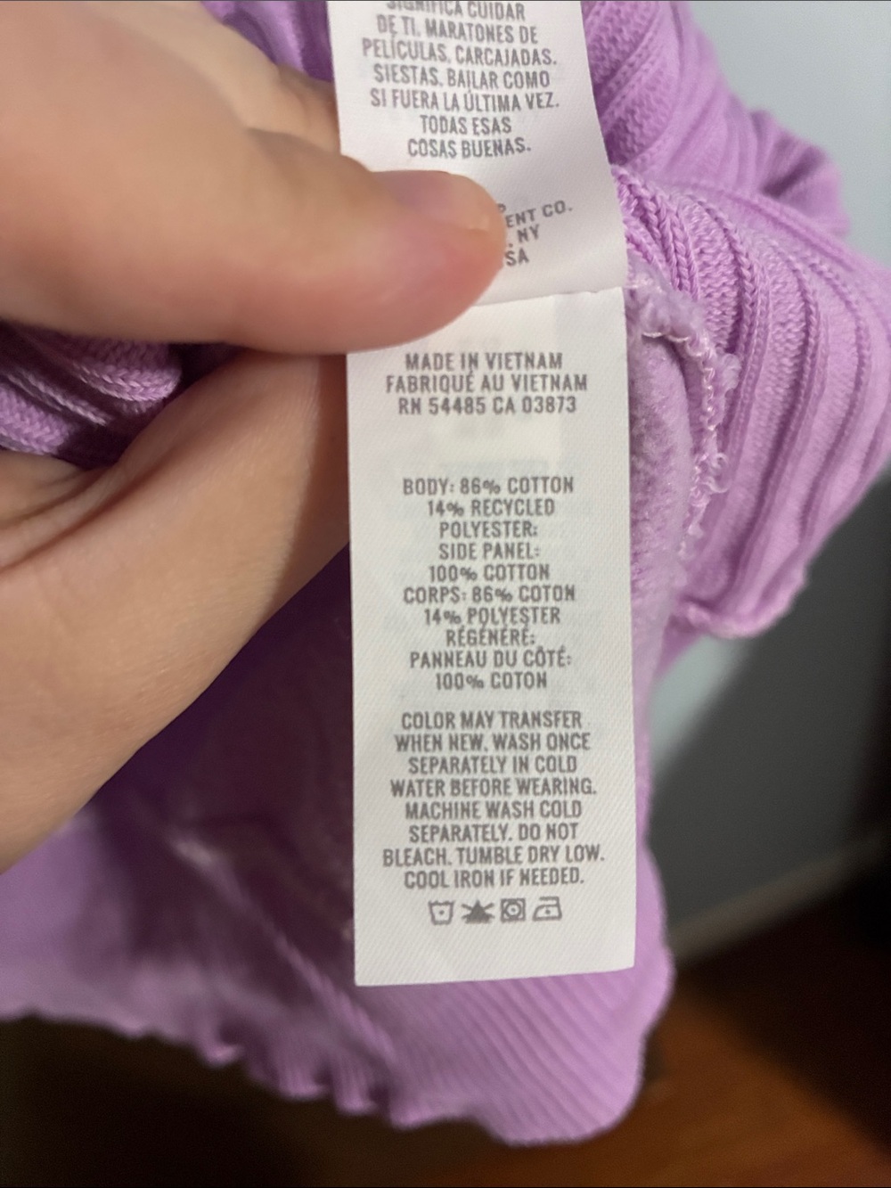 Aerie XXL Lilac oversized sweatshirt - Picture 4 of 5